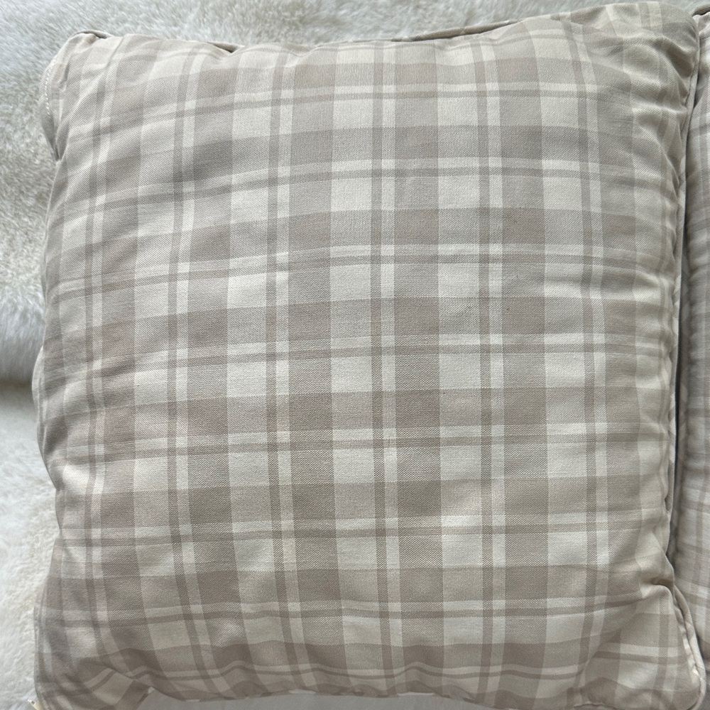 Plaid Throw Pillow